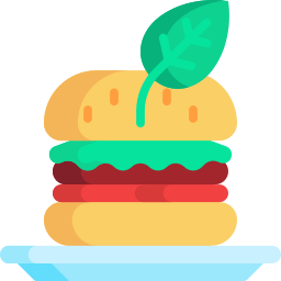 veganer burger icon