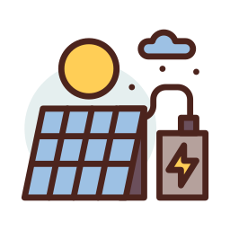 Solar panels icon