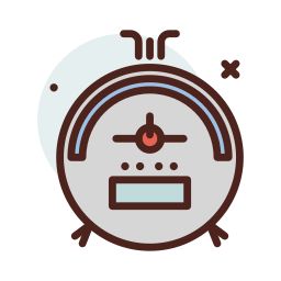 Robot vacuum cleaner icon