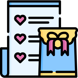 Gift list icon