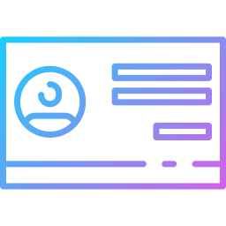 carte de visite Icône
