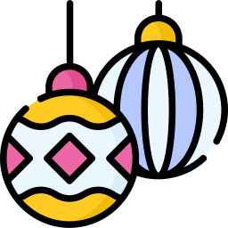 Christmas ball icon