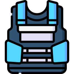 Bulletproof vest icon