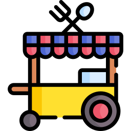 Food cart icon