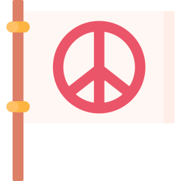 Peace flag icon