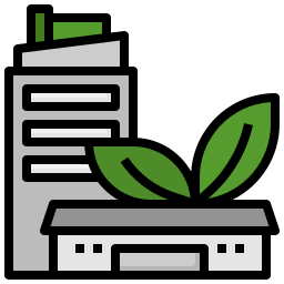 Green home icon