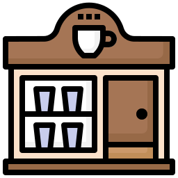 Coffee shop icon