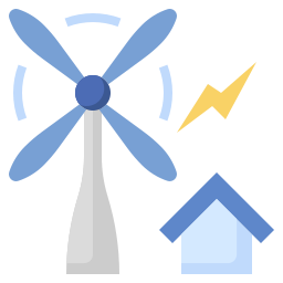 Wind turbine icon