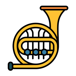 French horn icon