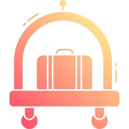 Тележка для багажа иконка