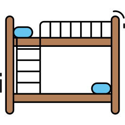 Łóżko piętrowe ikona