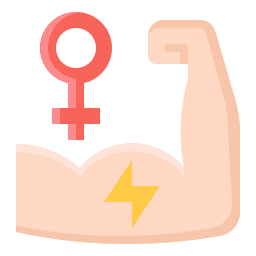 Womens power icon