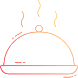 plateau de nourriture Icône