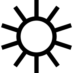 soleil Icône