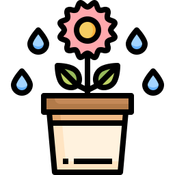 Flower pot icon