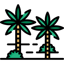 Palm trees icon