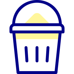 Sand bucket icon