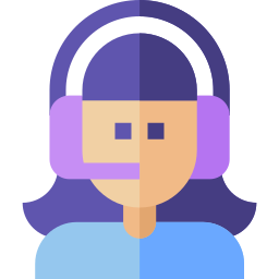 Call center agent icon