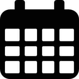 Checkered calendar interface symbol icon