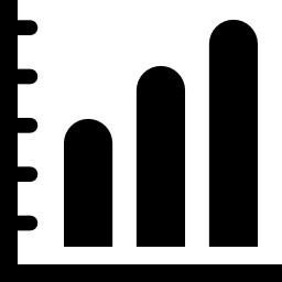 Business bars graphic tool icon