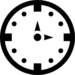 Circular clock icon