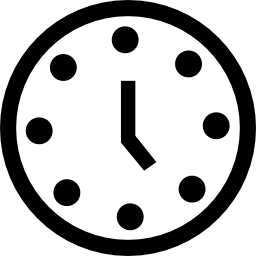 Circular clock icon