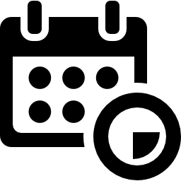 Event calendar business interface symbol icon