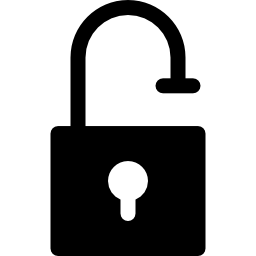 Open lock icon