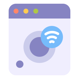 Smart washing machine icon