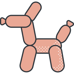 Balloon dog icon