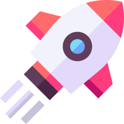 Rocket launch icon