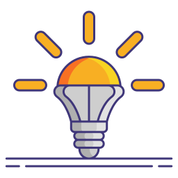 Led lamp icon