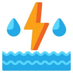 Hydro power icon