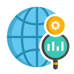 recherche globale Icône