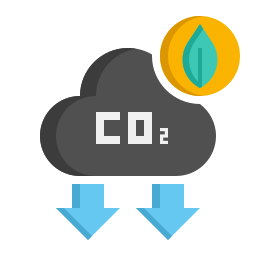 geringe emission icon