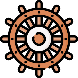 Ship wheel icon