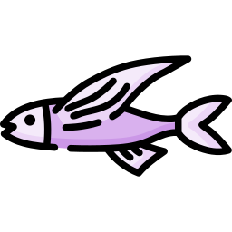 Flying fish icon