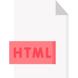 fichier html Icône