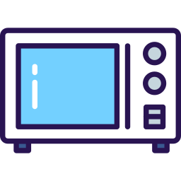 Microwave oven icon