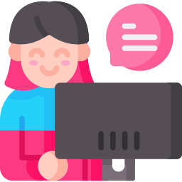 Customer service agent icon