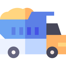 Cargo truck icon