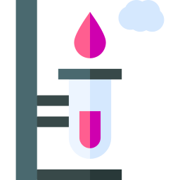 Chemical reaction icon