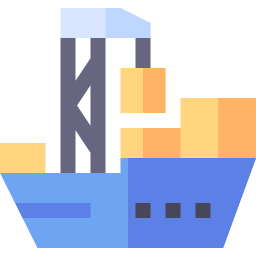 Cargo ship icon