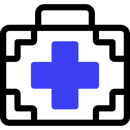 First aid kit icon