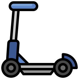 Kick scooter icon