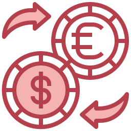 Currency exchange icon