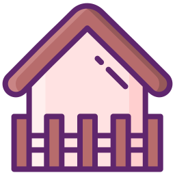 Farm house icon