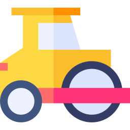 Road roller icon