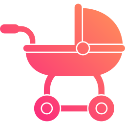 Baby stroller icon