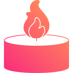 Scented candle icon